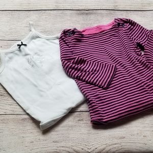 Carters tank Oshkosh long sleeve tee 12 month